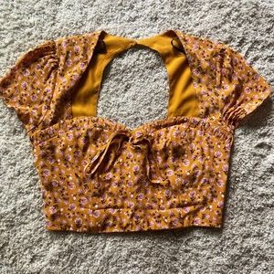 Milk Maid Crop Trop w. Cap Sleeves